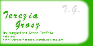 terezia grosz business card